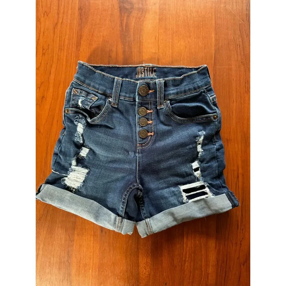 Justice Denim Shorts - Size 10